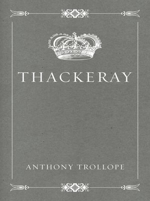 cover image of Thackeray